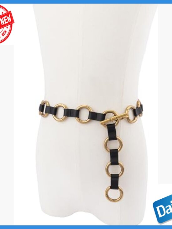 Small-Medium Metal Alloy Chained Belt with Adjustable Buckle main image 6